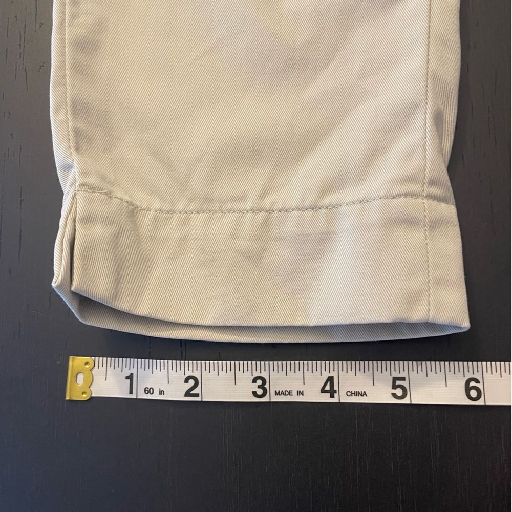 Banana Republic 100% Cotton Khaki Pants Women’s Size 6 Long Length - Picture 7 of 9
